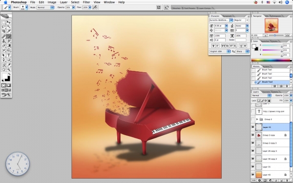Creation of Piano Notes: Step 36